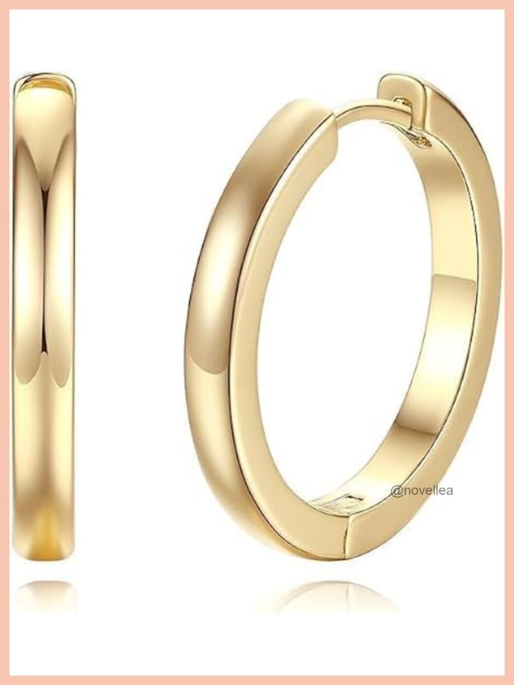 14K Gold Hoop Earrings for Women Small Huggie Hoop Earrings